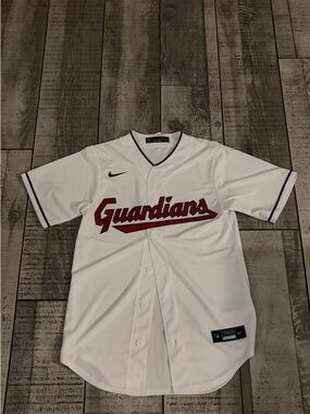Nike Cleveland Guardians MLB Baseball Jersey White Officially Licensed Size S